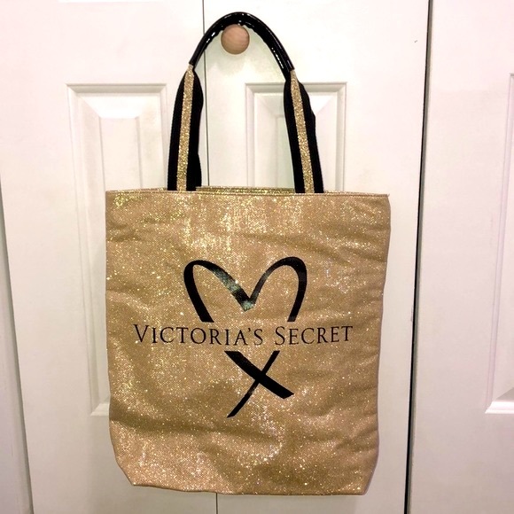 VICTORIA'S SECRET 2017 FASHION SHOW GOLD TOTE - Picture 2 of 6